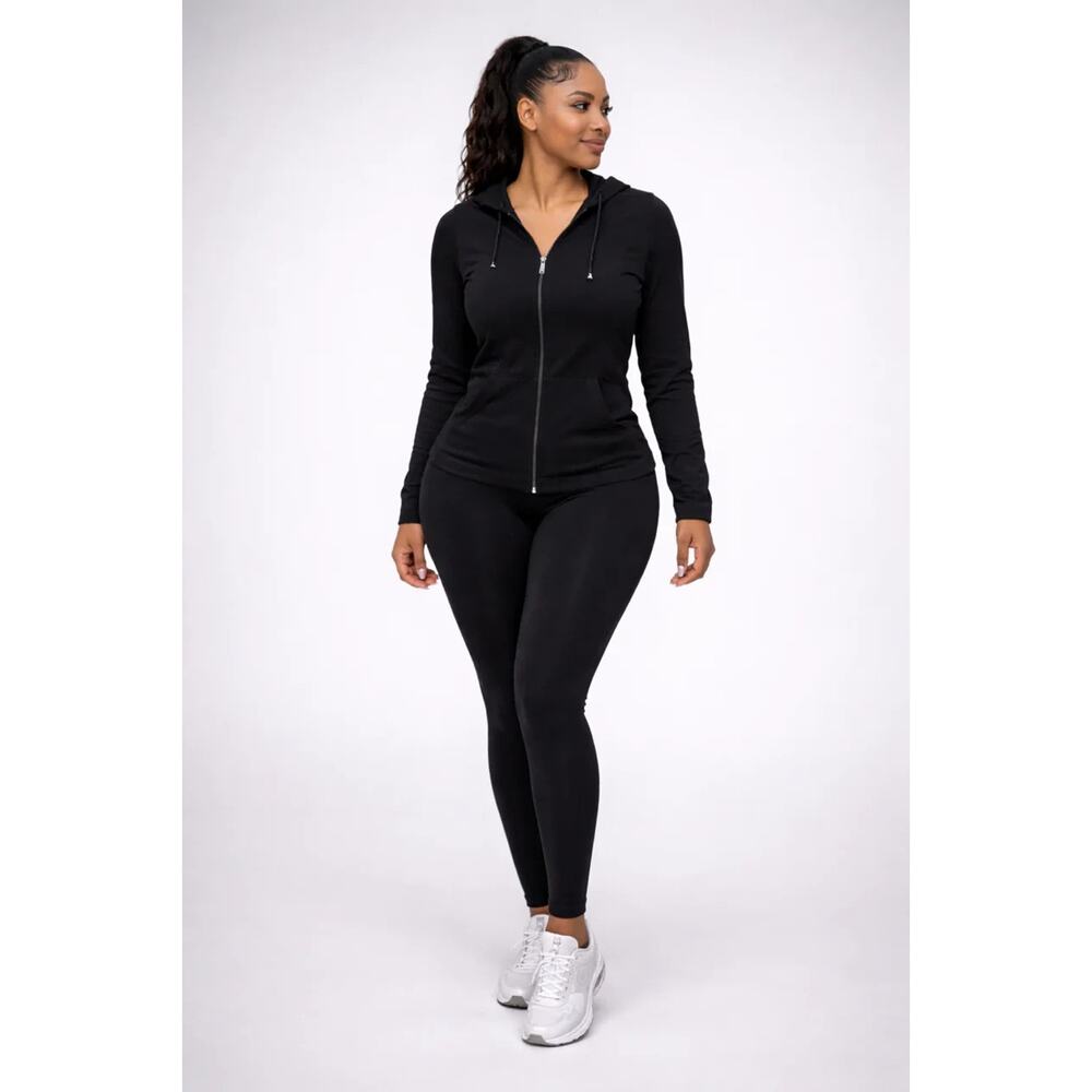 Women’s 2PC Lounge Set Zip Up Jacket & Leggings Set size L/XL